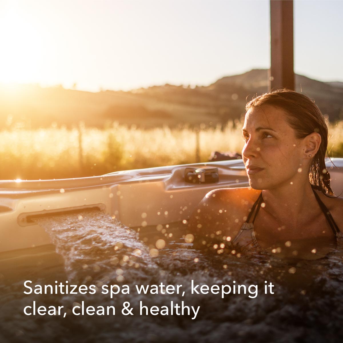 bromine tablets sanitizes