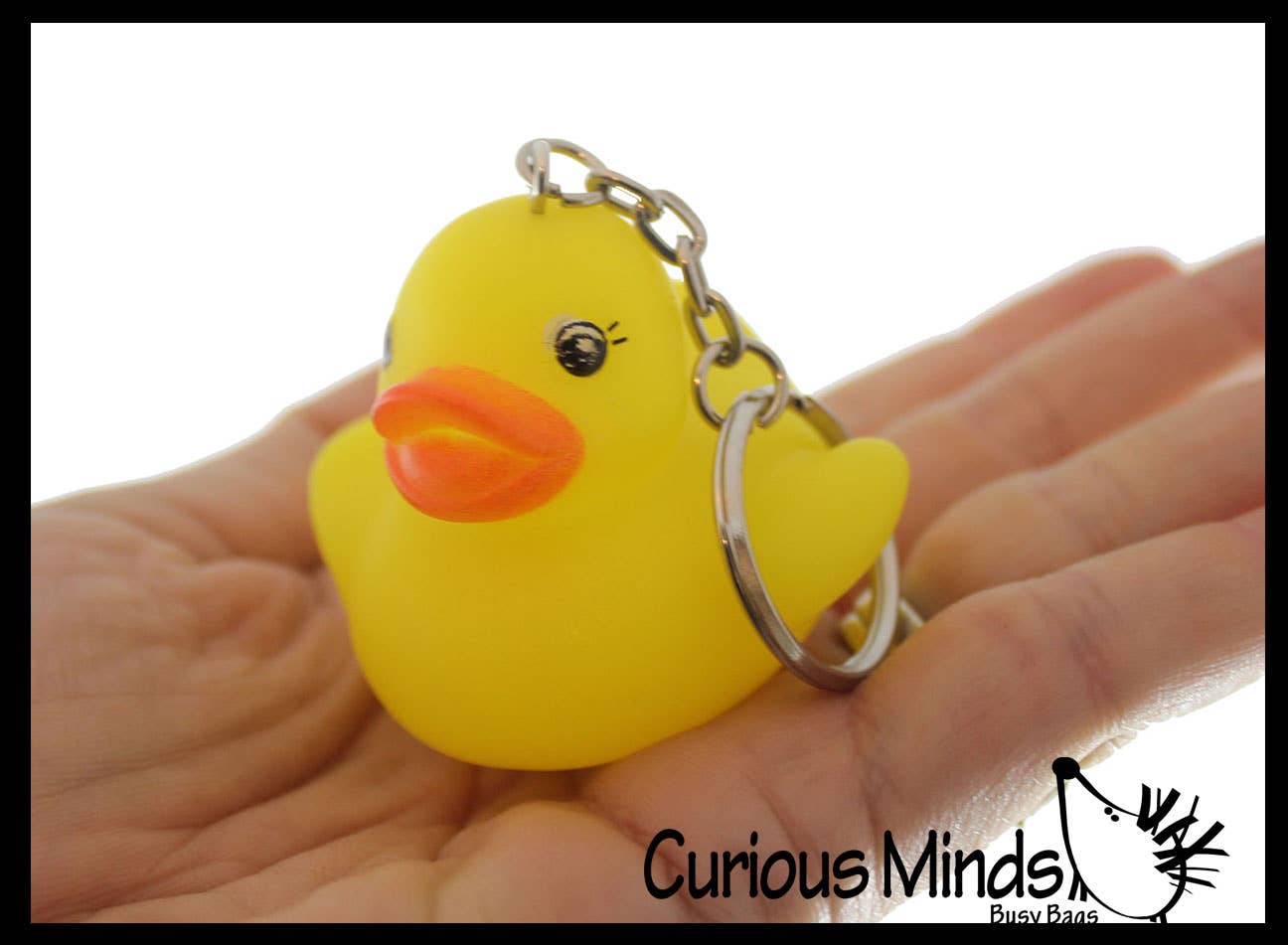 Mini Rubber Ducky Keychain