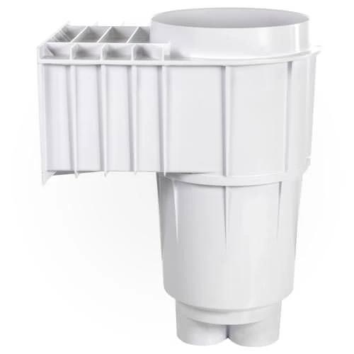 Sta-Rite U-3 Skimmer with Float Valve 08650-1403 - Concrete Pools - White by Pentair