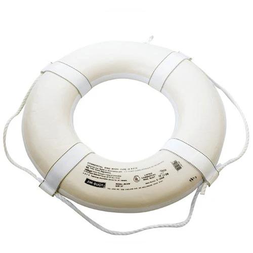 Kemp USA 20" Coast Guard Approved Ring Buoy 10-206 - Orange by Duckies Pool Supply
