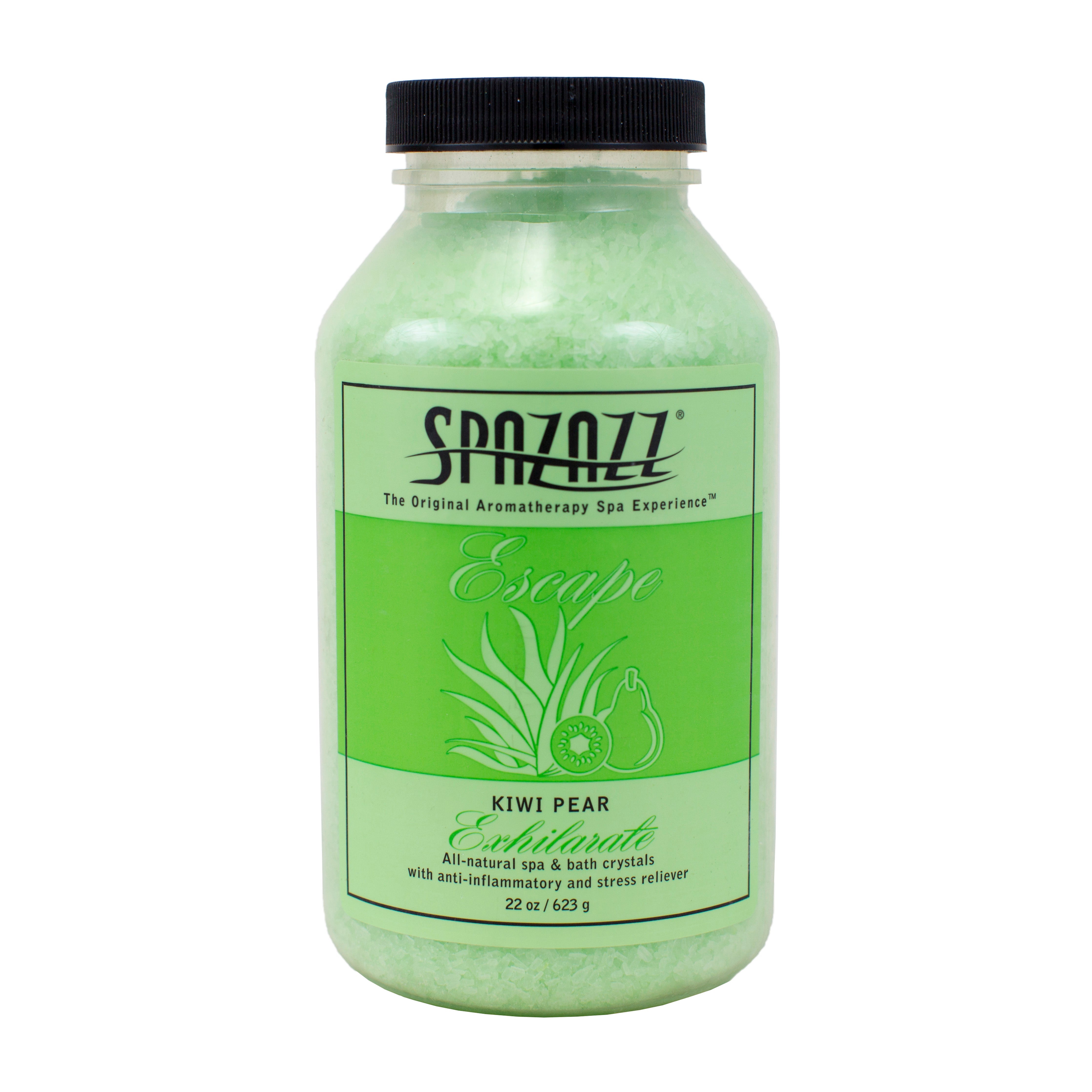 Spazazz Kiwi Pear Aromatherapy Crystals for Spa and Bath Relaxation