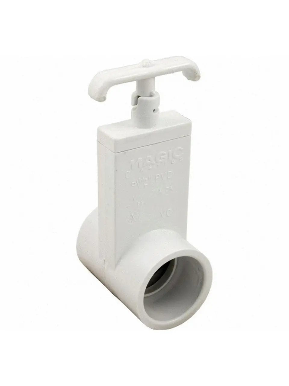 Super-Pro White 2" S x S Unibody Valve, SP0401-20 by Duckies Pool Supply