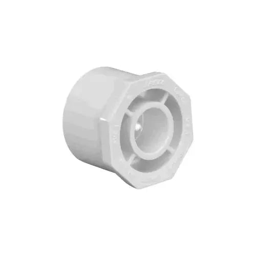 Lasco 437251BC Reducing Bushing, 2 x 1-1/2 in, Spigot x Slip, PVC, White, SCH 40 Schedule by Duckies Pool Supply