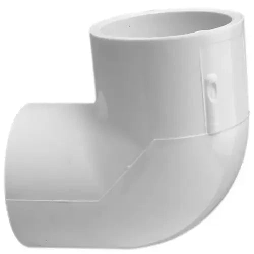 Lasco 406020BC Pipe Elbow, 2 in, Slip, 90 deg Angle, PVC, White, SCH 40 Schedule, 280 psi Pressure by Duckies Pool Supply
