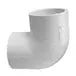 Lasco 406015BC Pipe Elbow, 1-1/2 in, Slip, 90 deg Angle, PVC, White, SCH 40 Schedule, 330 psi Pressure by Duckies Pool Supply