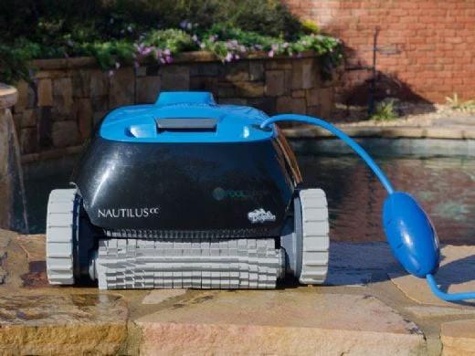 Maytronics Dolphin Nautilus CC Inground Robotic Pool Cleaner with Caddy | 99996113-CADDY by Maytronics