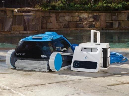 Maytronics Dolphin Nautilus CC Inground Robotic Pool Cleaner with Caddy | 99996113-CADDY by Maytronics