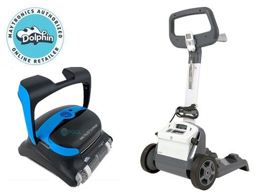 Maytronics Dolphin Nautilus CC Supreme WiFi Connected Robotic Pool Cleaner with Caddy | 99991083-CADDY by Maytronics