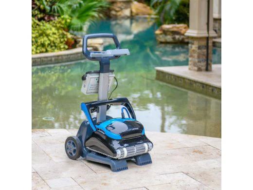 Maytronics Dolphin Nautilus CC Supreme WiFi Connected Robotic Pool Cleaner with Caddy | 99991083-CADDY by Maytronics