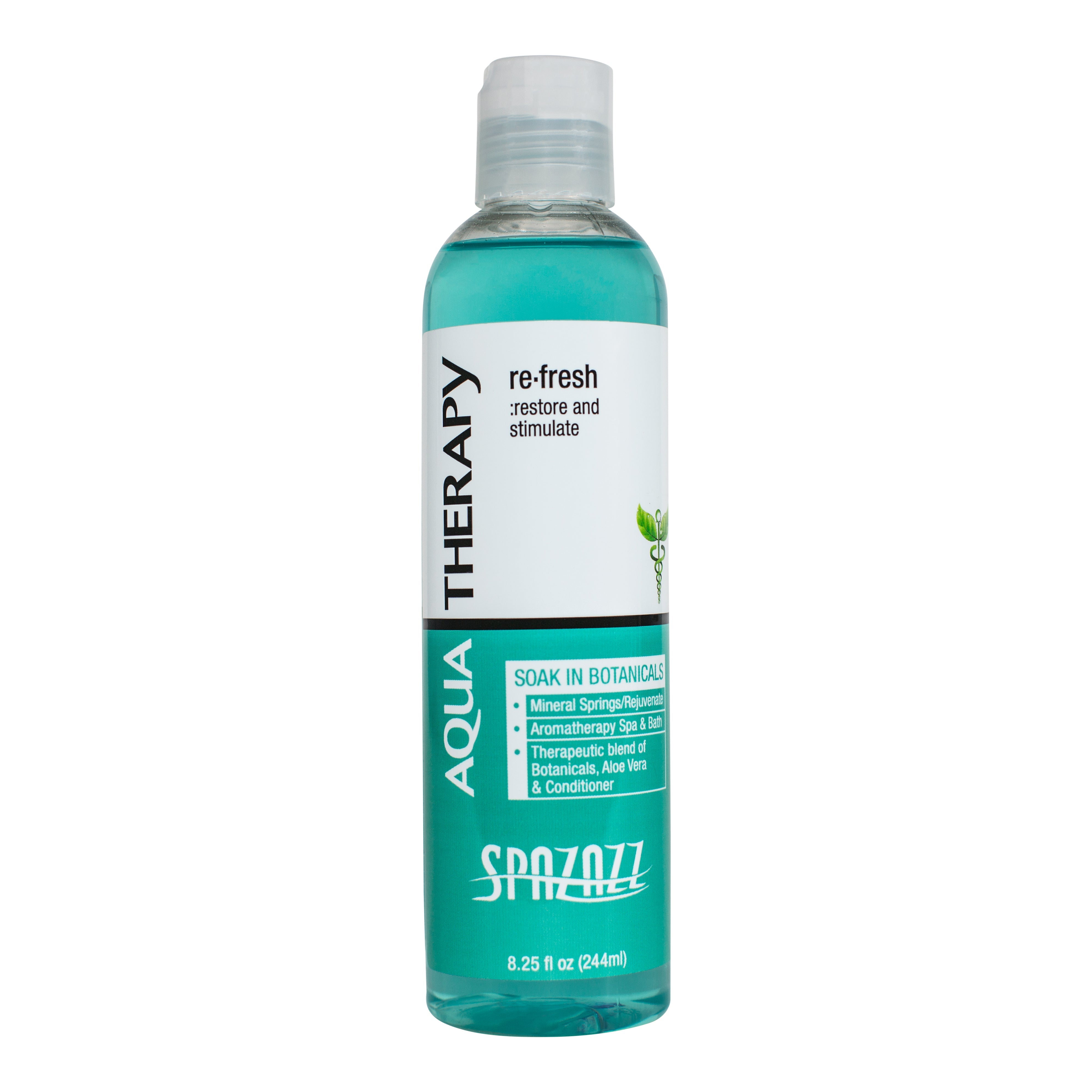 Spazazz Aqua Therapy Re-Fresh Elixir Hydrating Skin Formula with Natural Extracts
