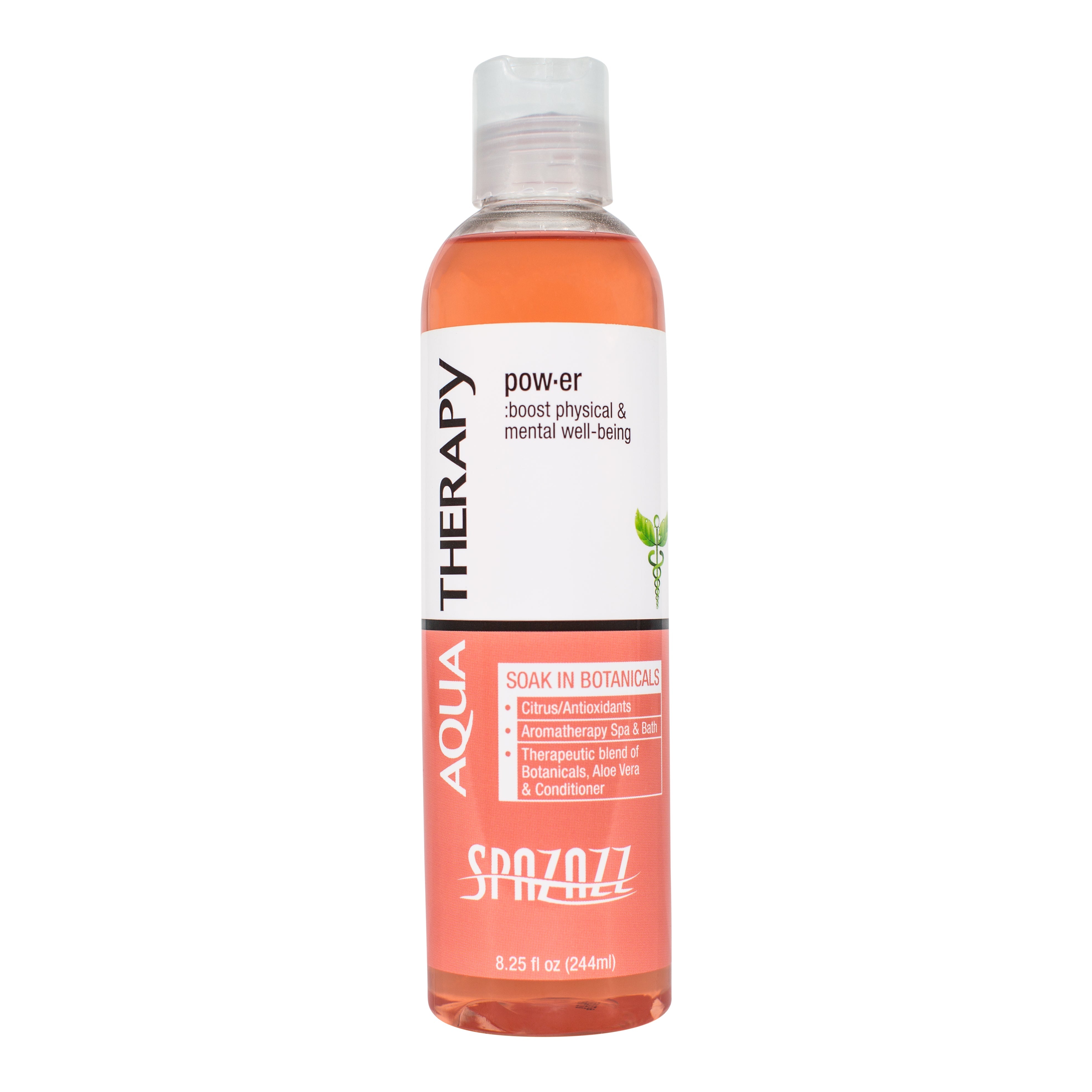 Spazazz Aqua Therapy Power Elixir Hydrating Skin Treatment with Natural Extracts