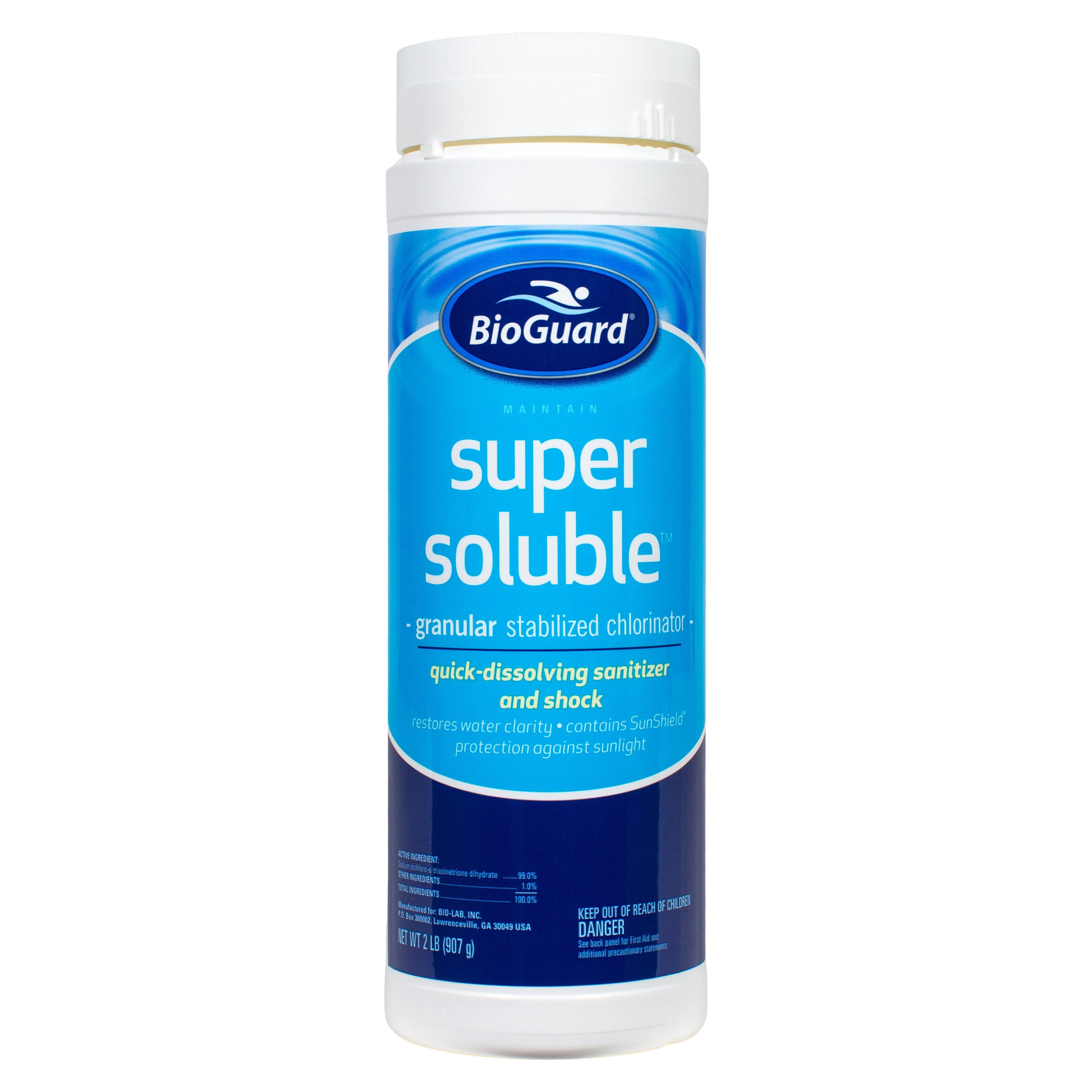 BioGuard Super Soluble Quick Dissolving Chlorine Concentrate for All Pool Types