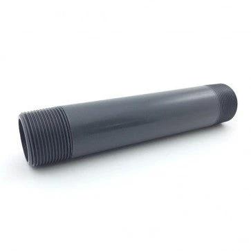 T B S Irrigation Schedule 80 2"x 12" Threaded Both Ends PVC Nipple, 920-120 by T B S Irrigation Products