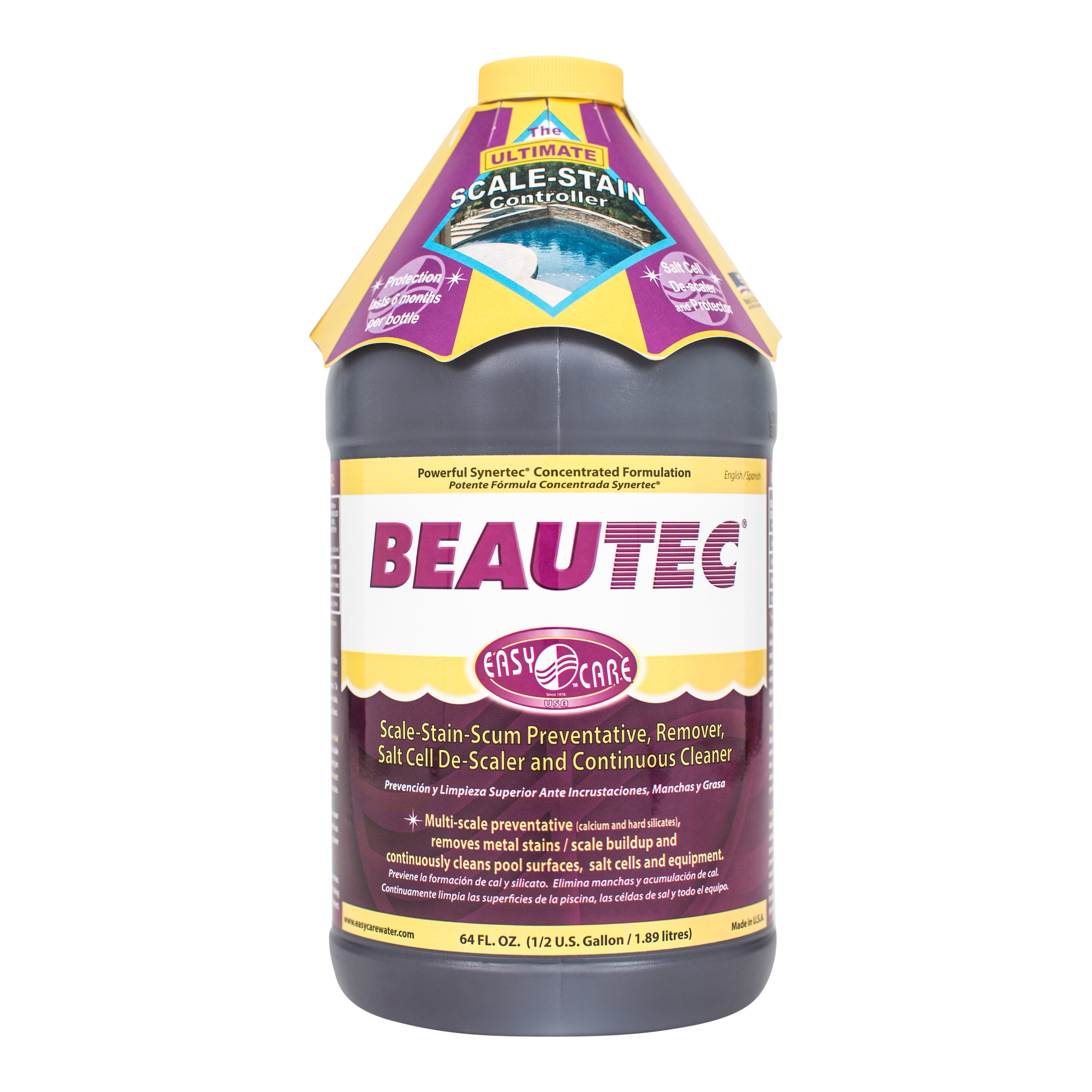 EasyCare Beautec Stain Scale and Scum Prevention Liquid Formula
