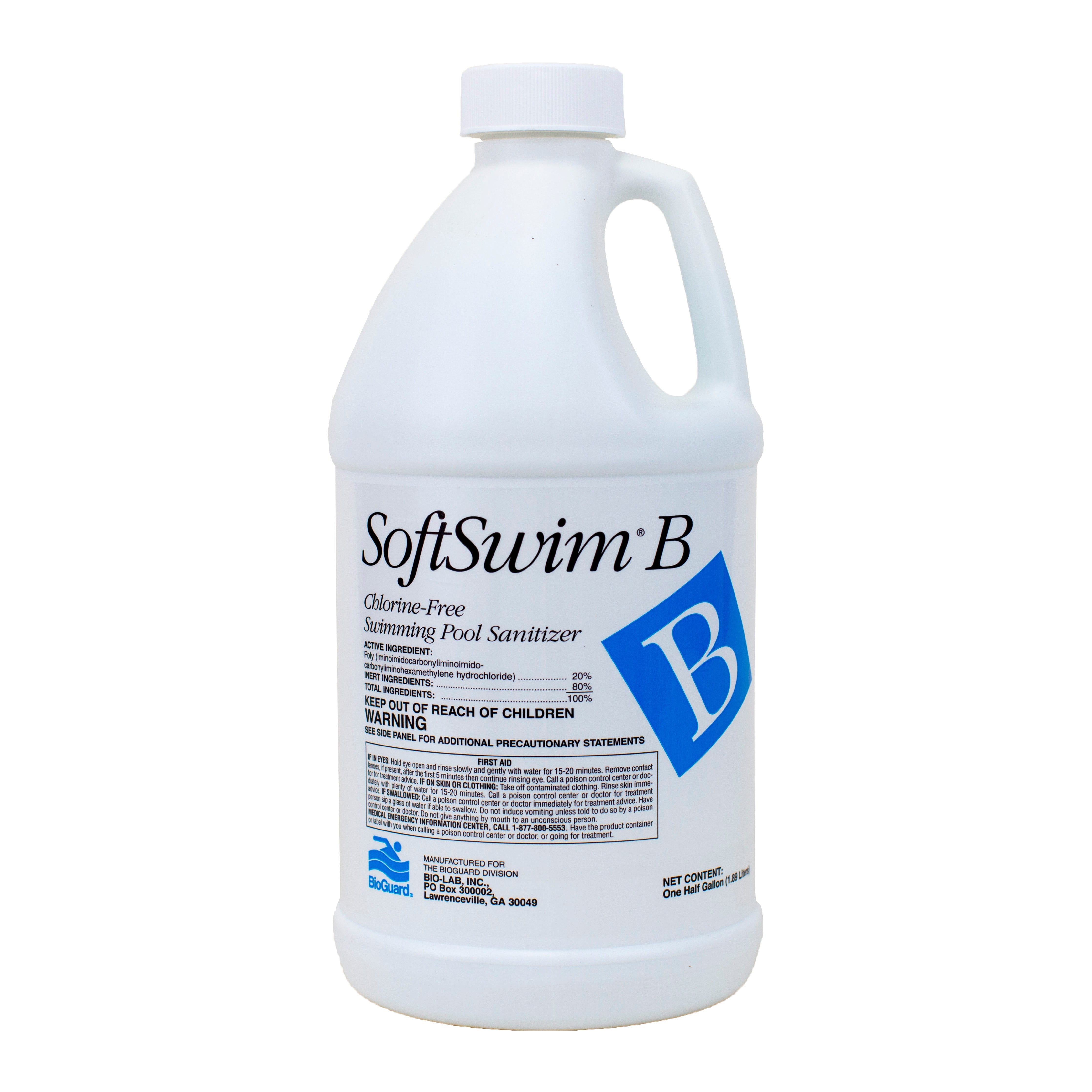 BioGuard SoftSwim B Gentle Bacteria Control Sanitizer for In-Ground Pools