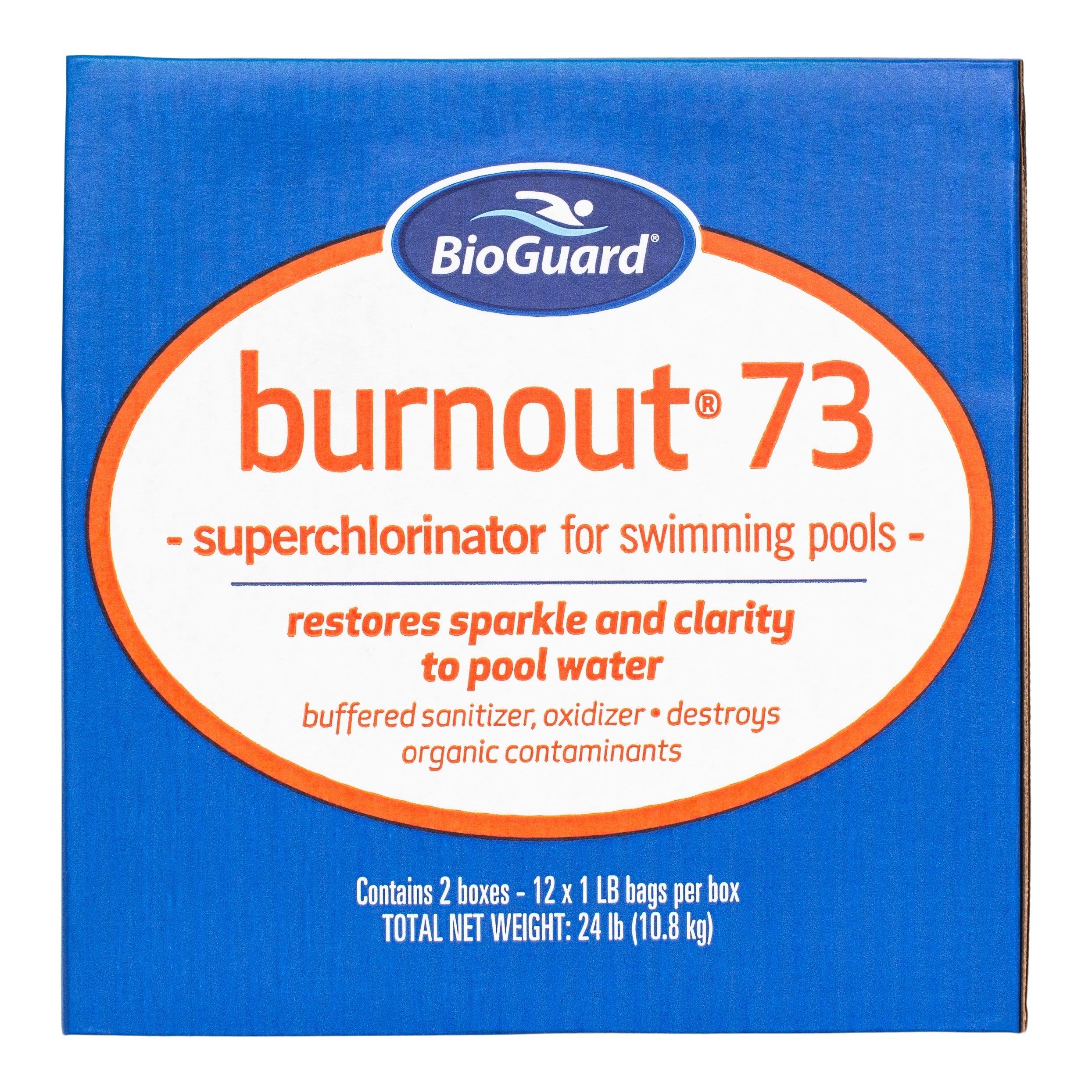 BioGuard Burnout 73 Superchlorinator for Swimming Pools Treats 16500 Gallons
