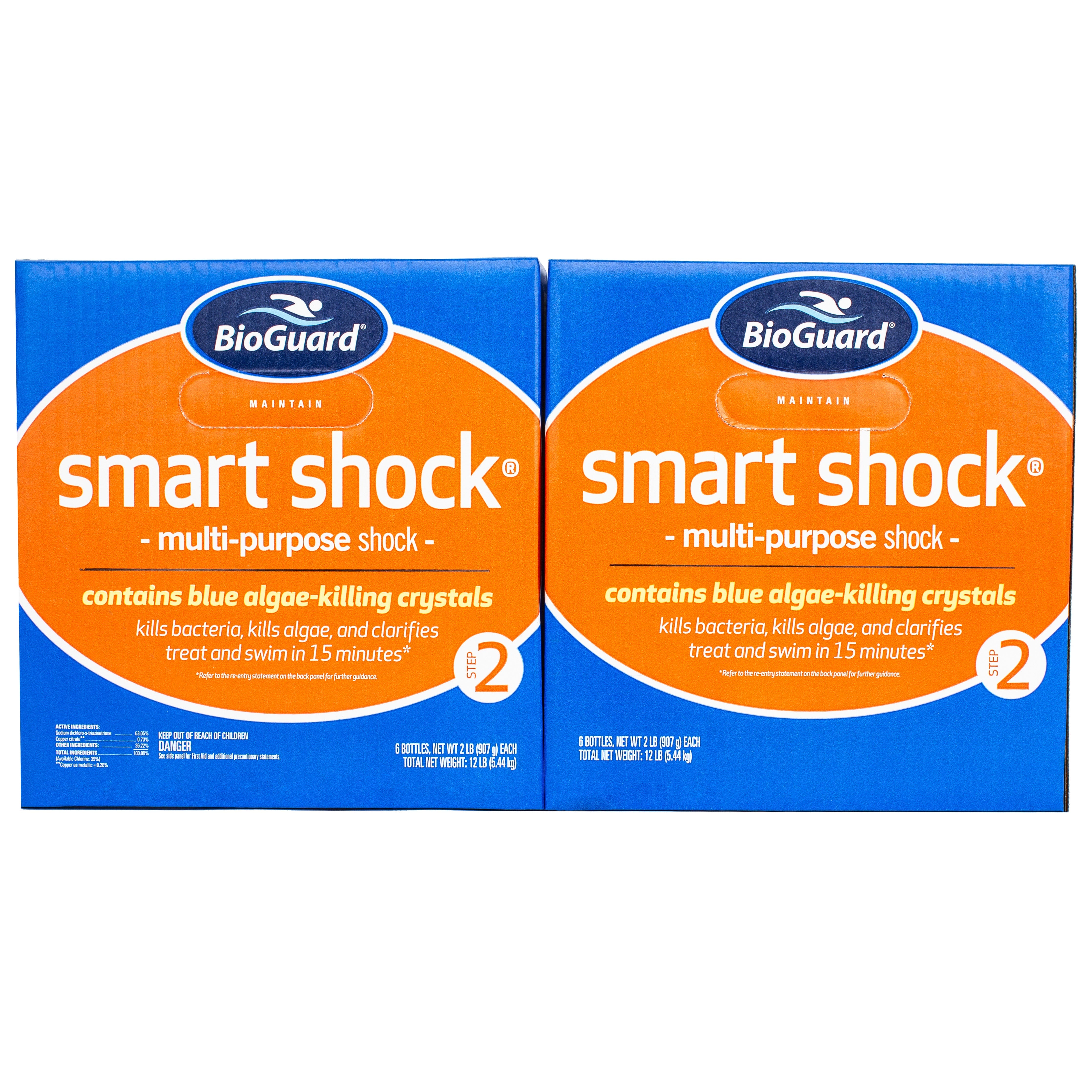 BioGuard Smart Shock Multi-Functional Pool Water Treatment with Algae-Fighting Crystals