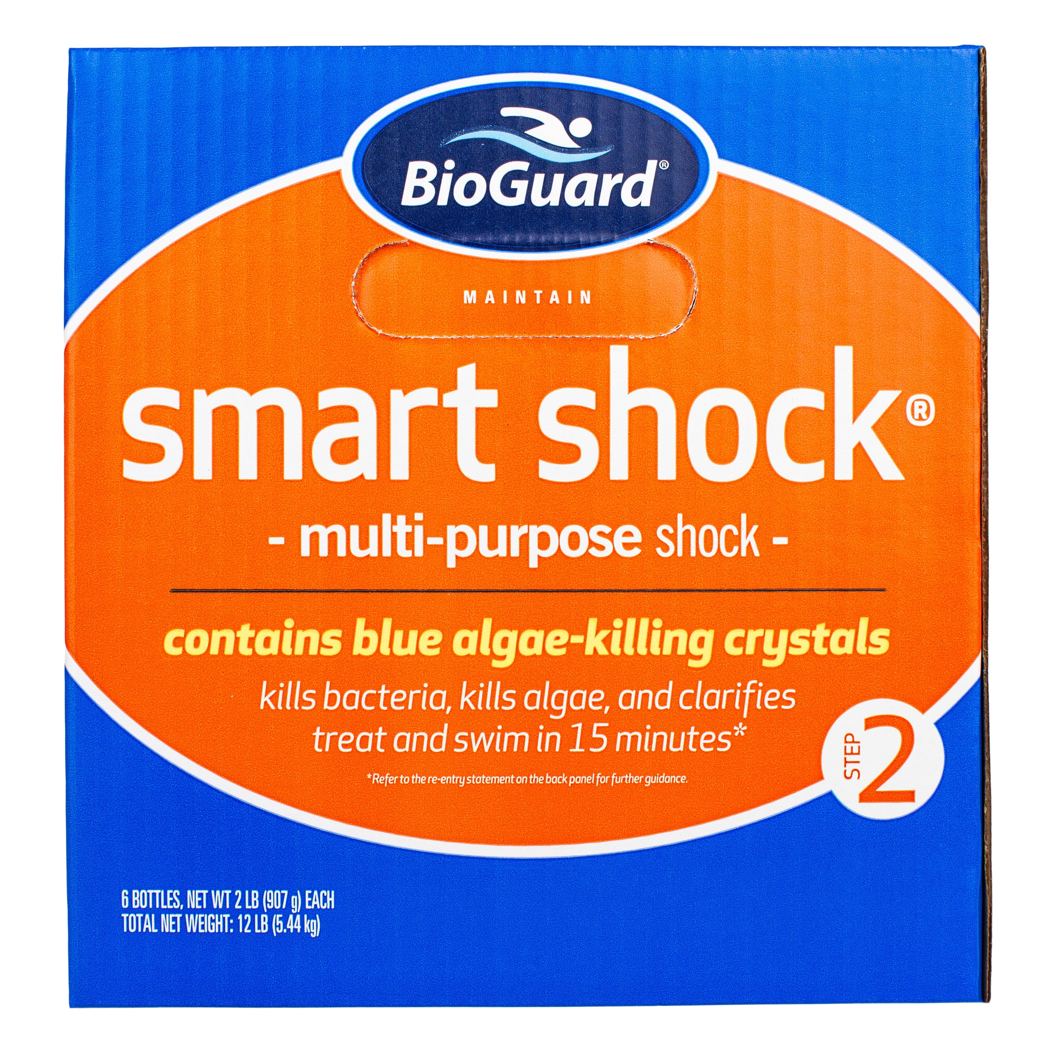 BioGuard Smart Shock Multi-Functional Pool Water Treatment with Algae-Fighting Crystals