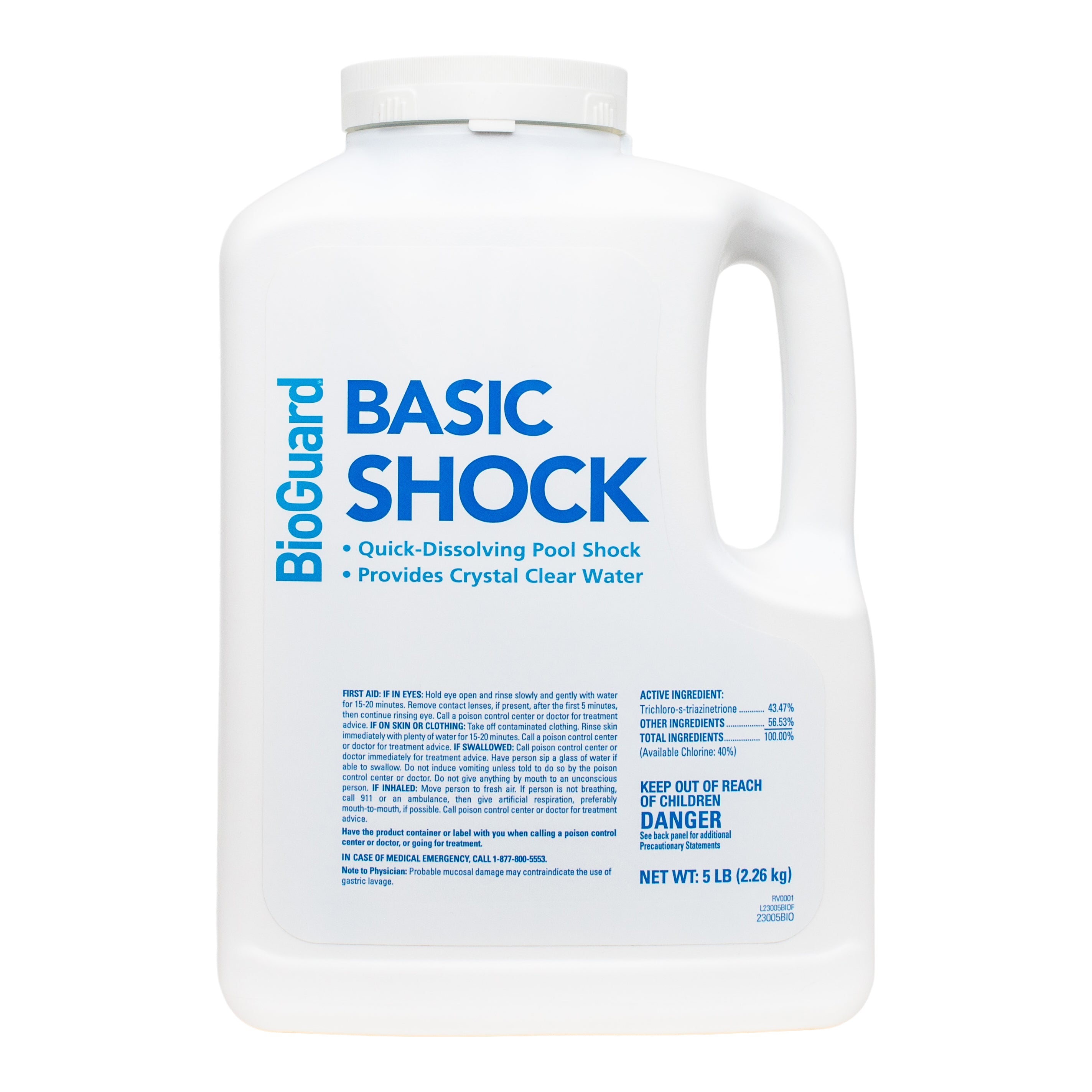BioGuard Basic Shock Pool Sanitizer for Effective Chlorine Treatment