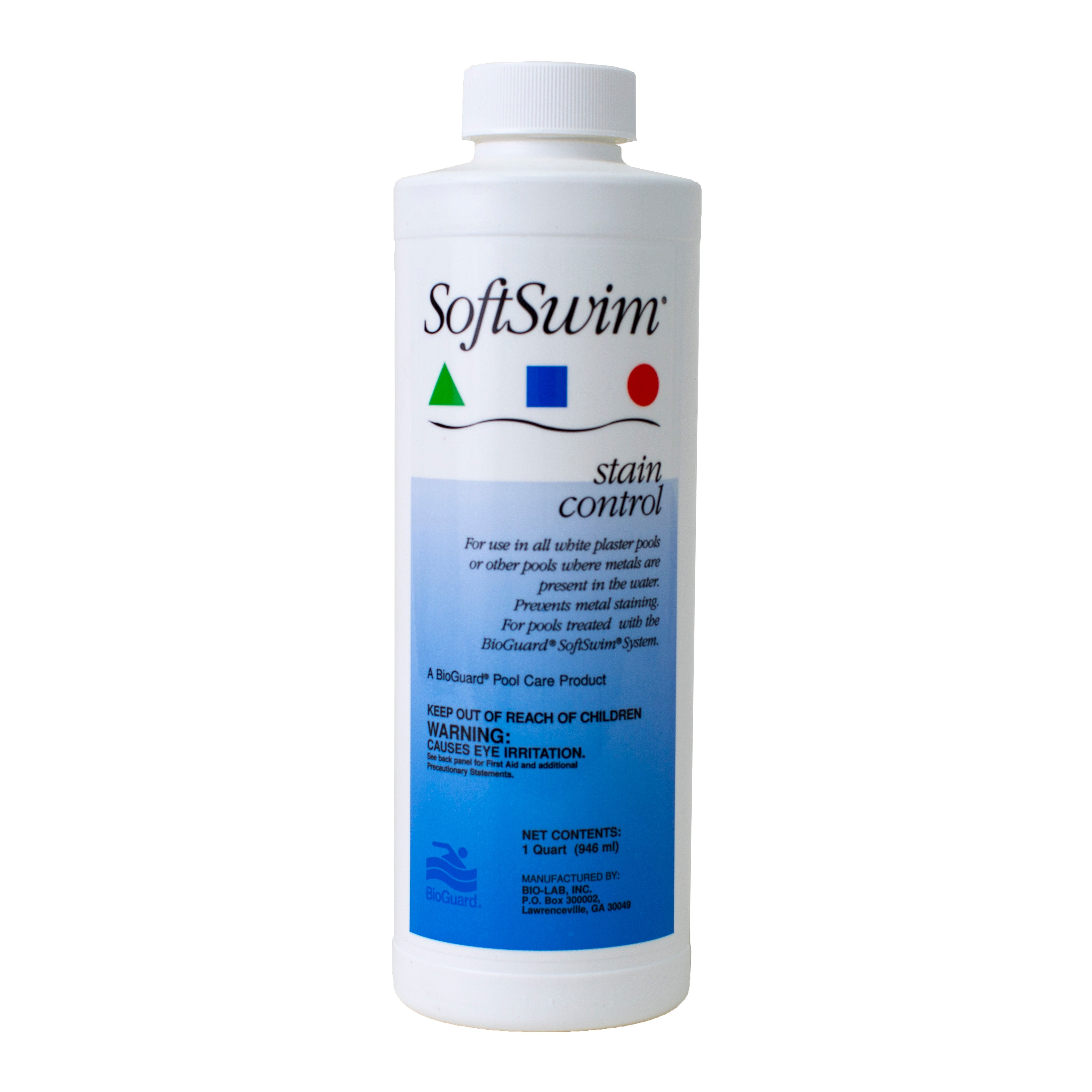 BioGuard SoftSwim Stain Control for Plaster Pools and Metal Prevention