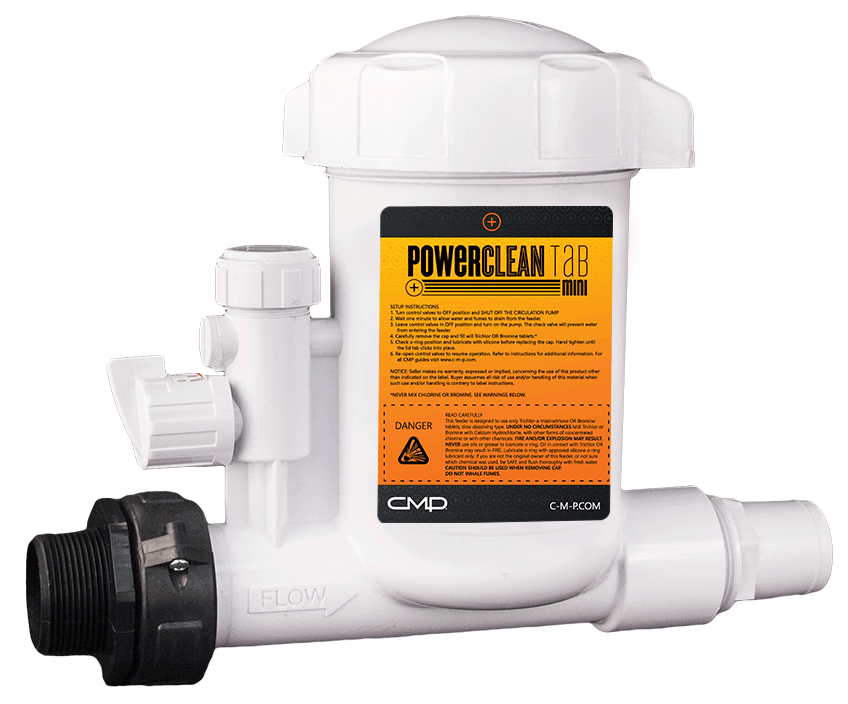 CMP Aboveground PowerClean Tab Mini In-Line Chlorinator, 25280-200-000 by Custom Molded Products (CMP)
