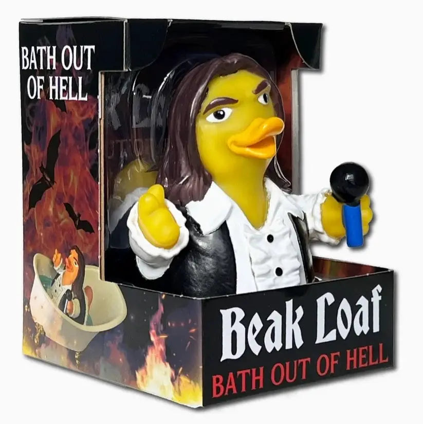 Celebri Ducks Beak Loaf - Bath Out of Hell Rubber Duck by Duckies Pool Supply