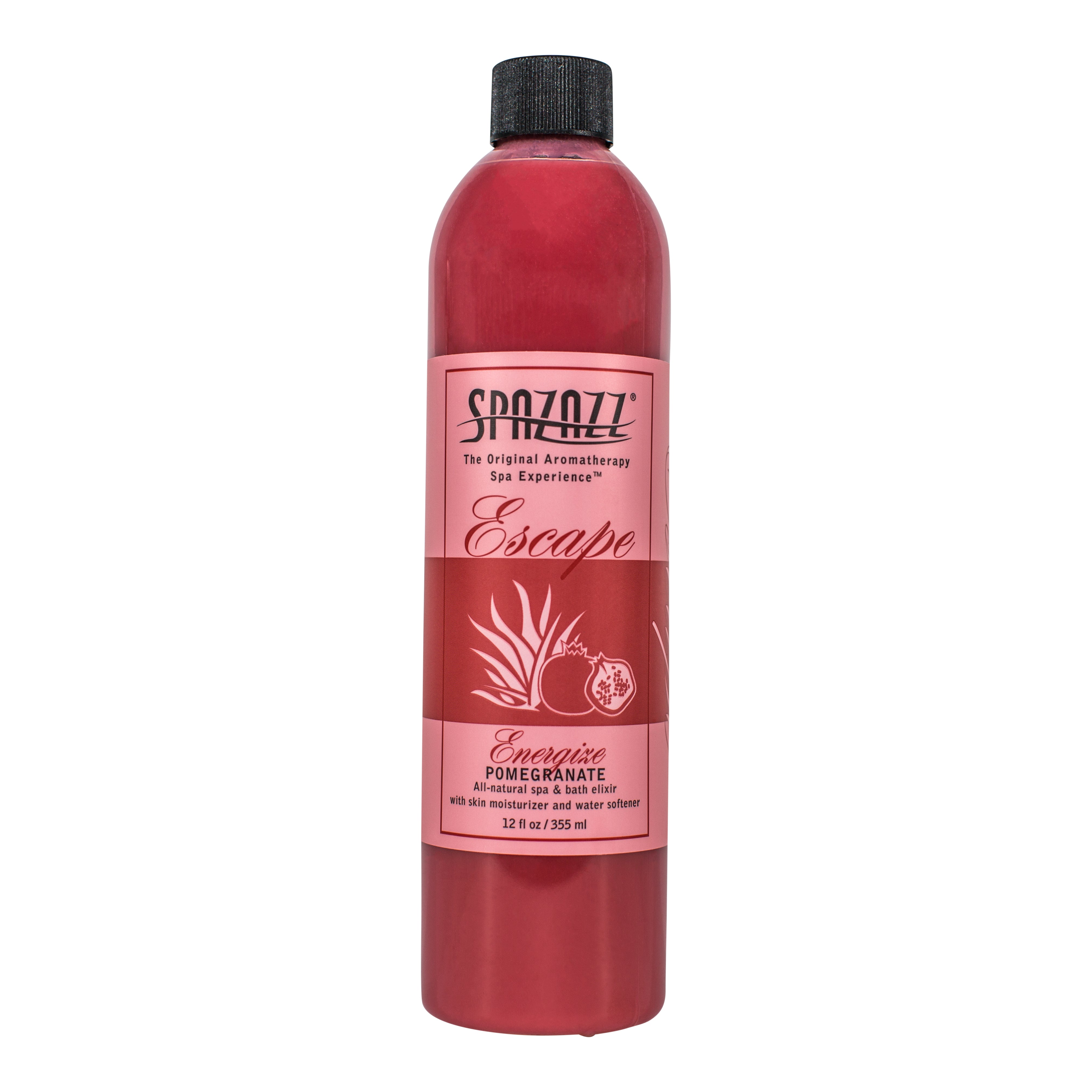 Spazazz Pomegranate Energize Elixir Invigorating Spa and Bath Fragrance