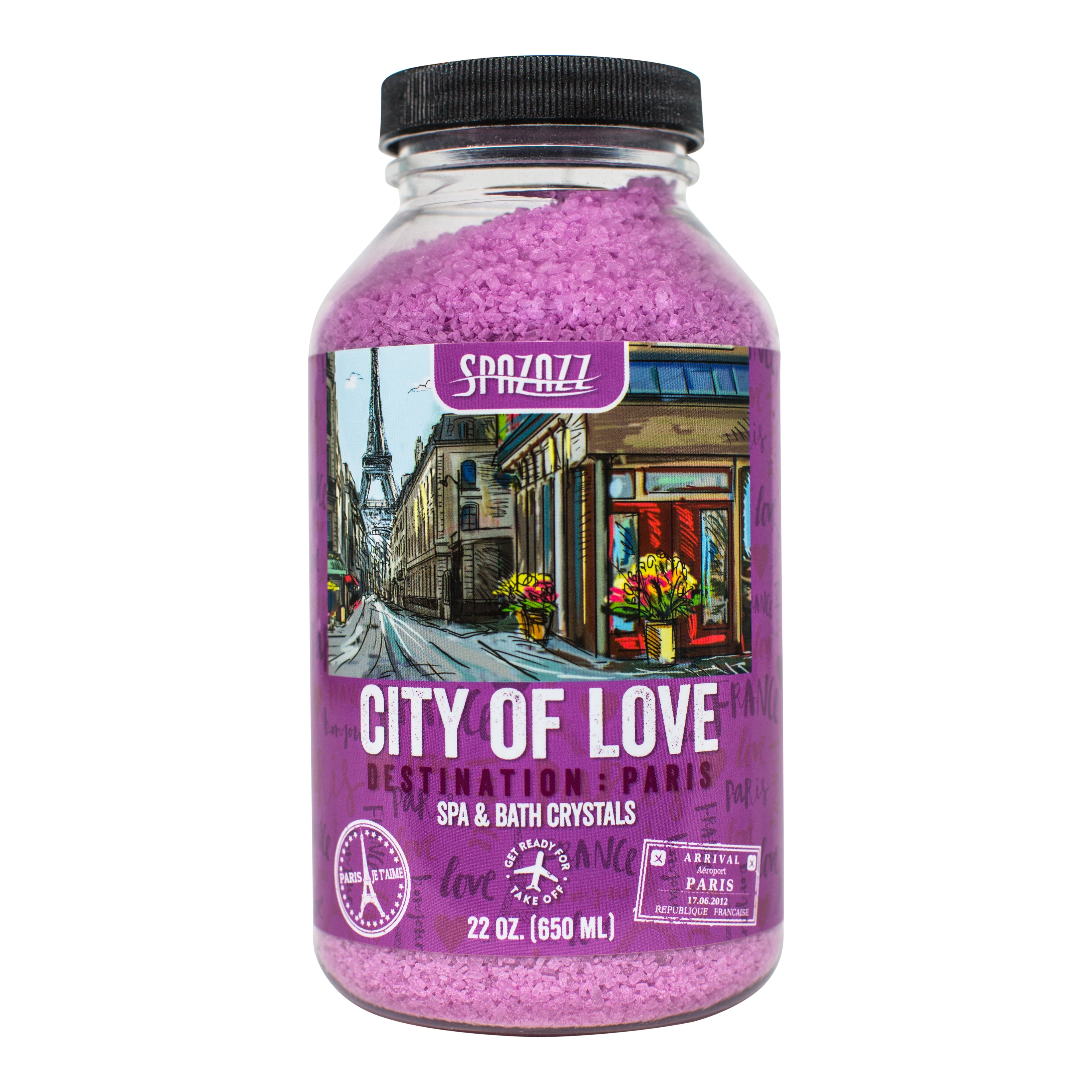 Spazazz Destination Paris City of Love Aromatherapy Crystals