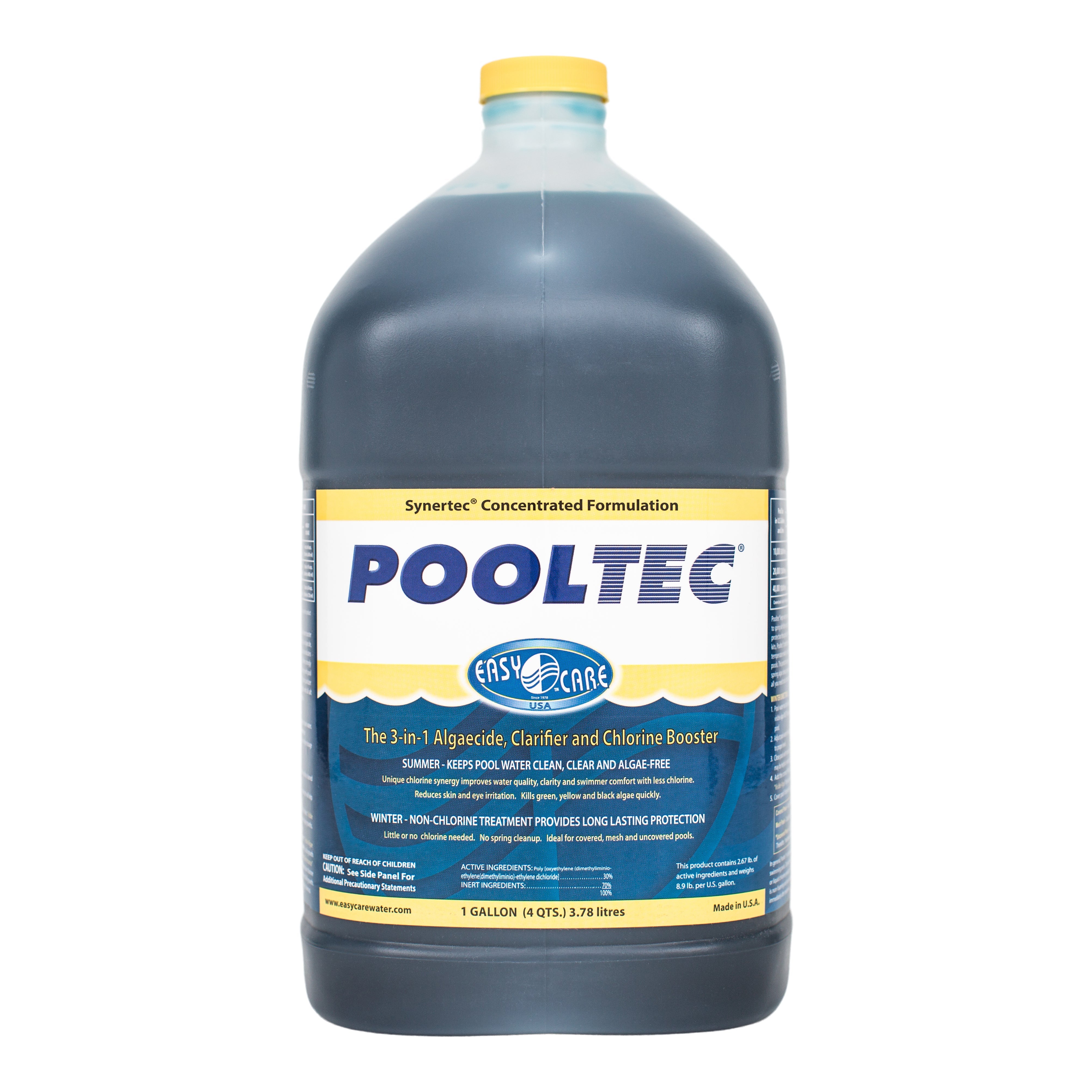 EasyCare Pooltec 3 in 1 Algaecide Clarifier and Chlorine Booster