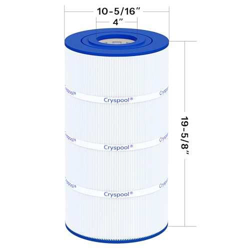 Cryspool® C100S Filter Compatible with CX100XRE, C100S, SwimClear C100S, PA100S, C-9440, 100 Sq. Ft Pool Filter Cartridge, 1 Pack|B09YDFPY94