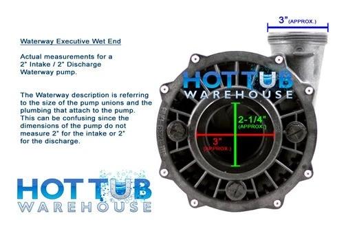 Waterway Executive 1.5 HP 2 Speed 48 Frame 115 Volt Pump 3420610-1A by Waterway
