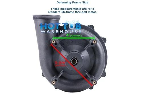 Waterway Executive 4 HP 2 Speed 2-1/2" Intake 2" Discharge 56 Frame 230 Volt Pump 3721621-13 by Waterway