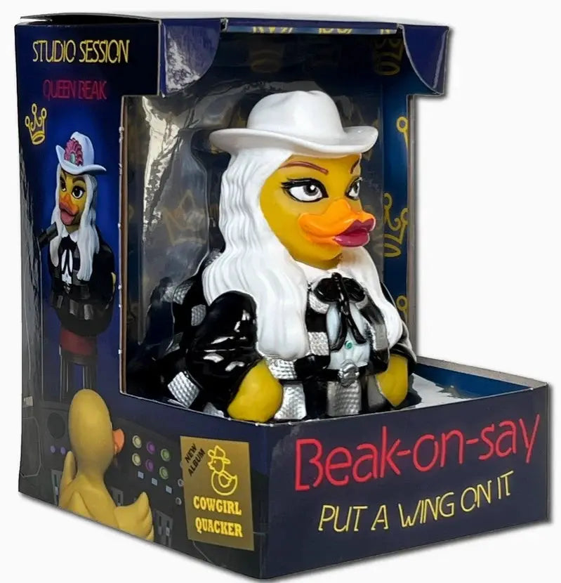 Celebri Ducks Beak-On-Say - "Put A Wing On It" Rubber Duck by Duckies Pool Supply