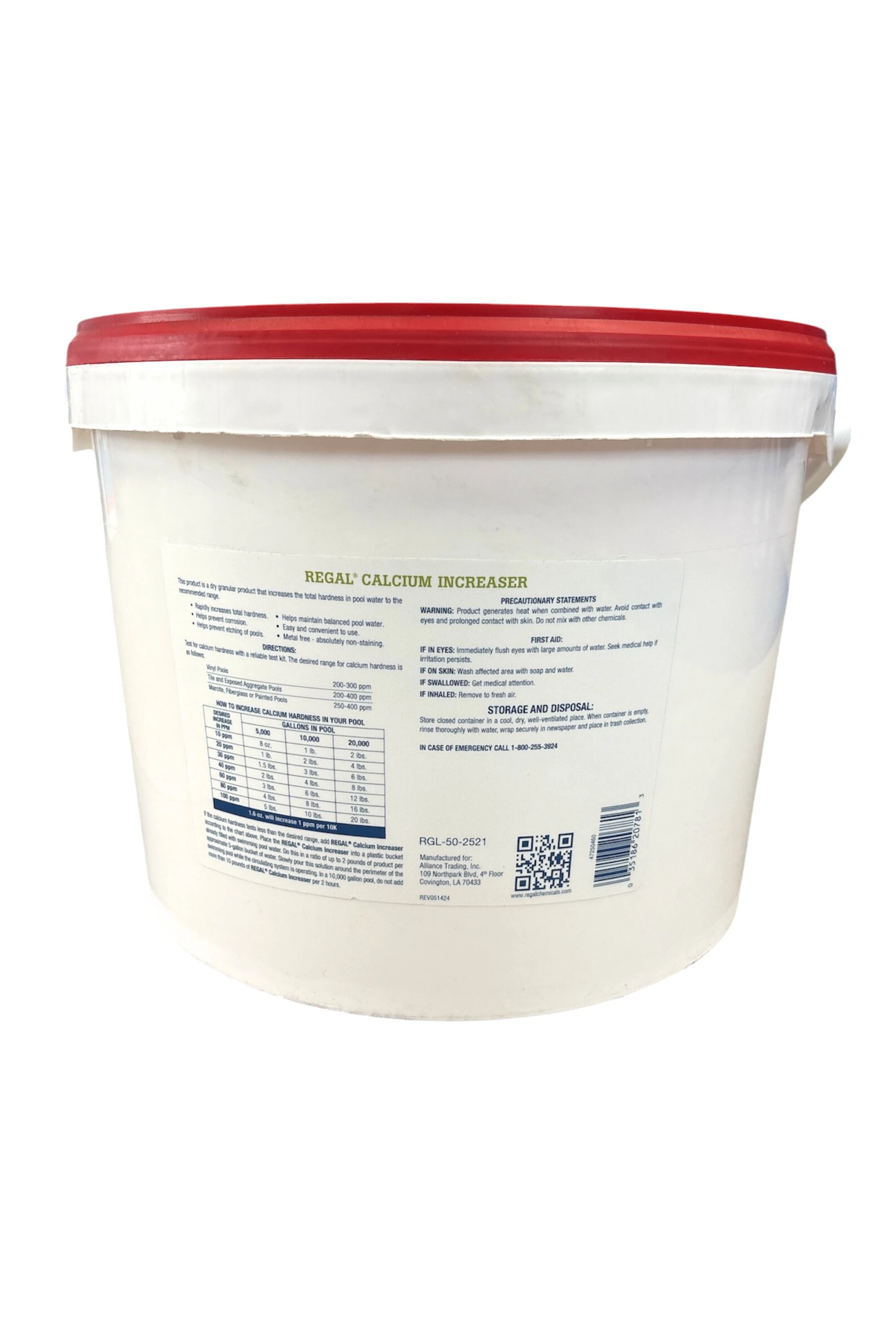 Regal 20 lbs Calcium Increaser Pail by Regal Pool Products