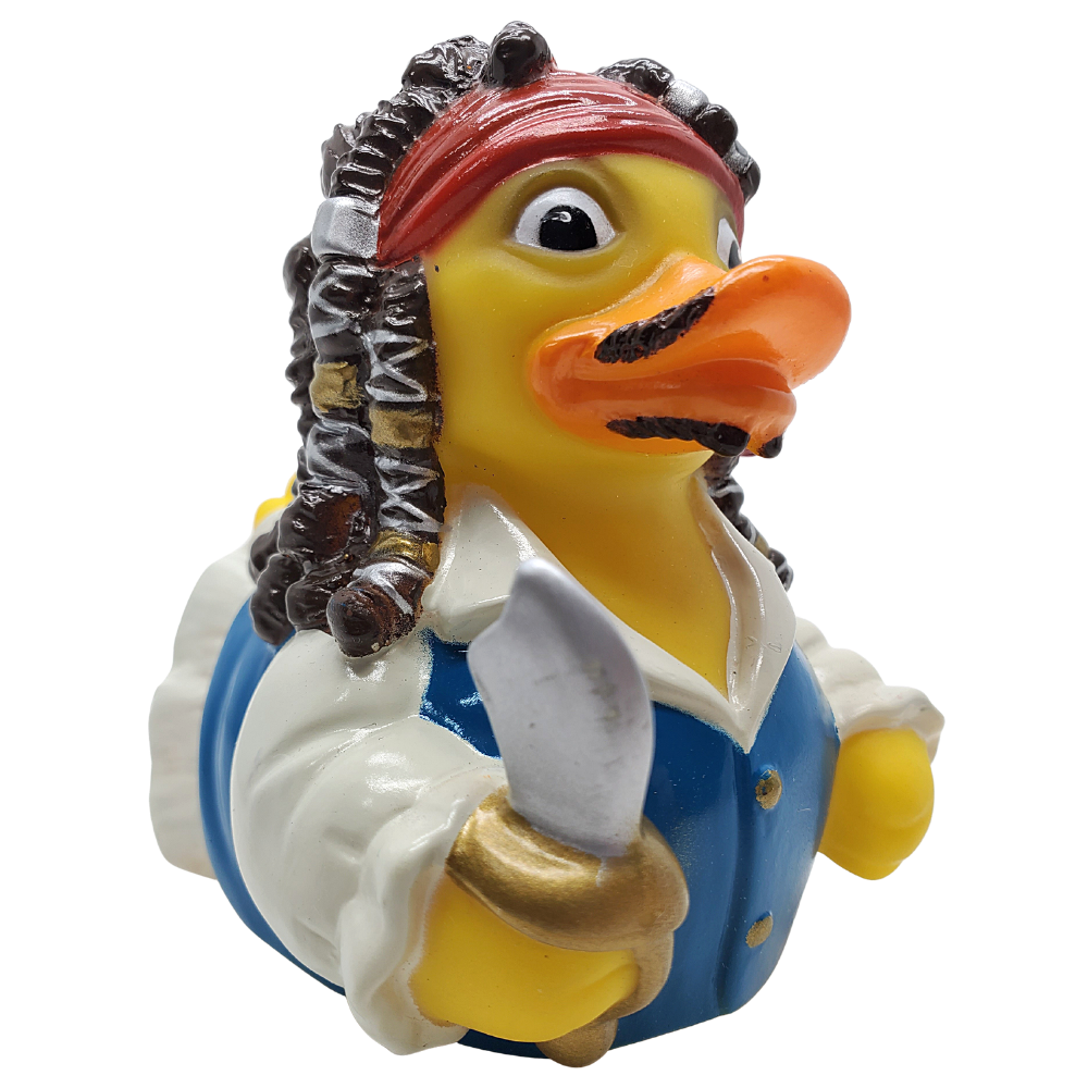 Captain Quack Mallard Pirate of the Quackibeean CelebriDucks Rubber Duck