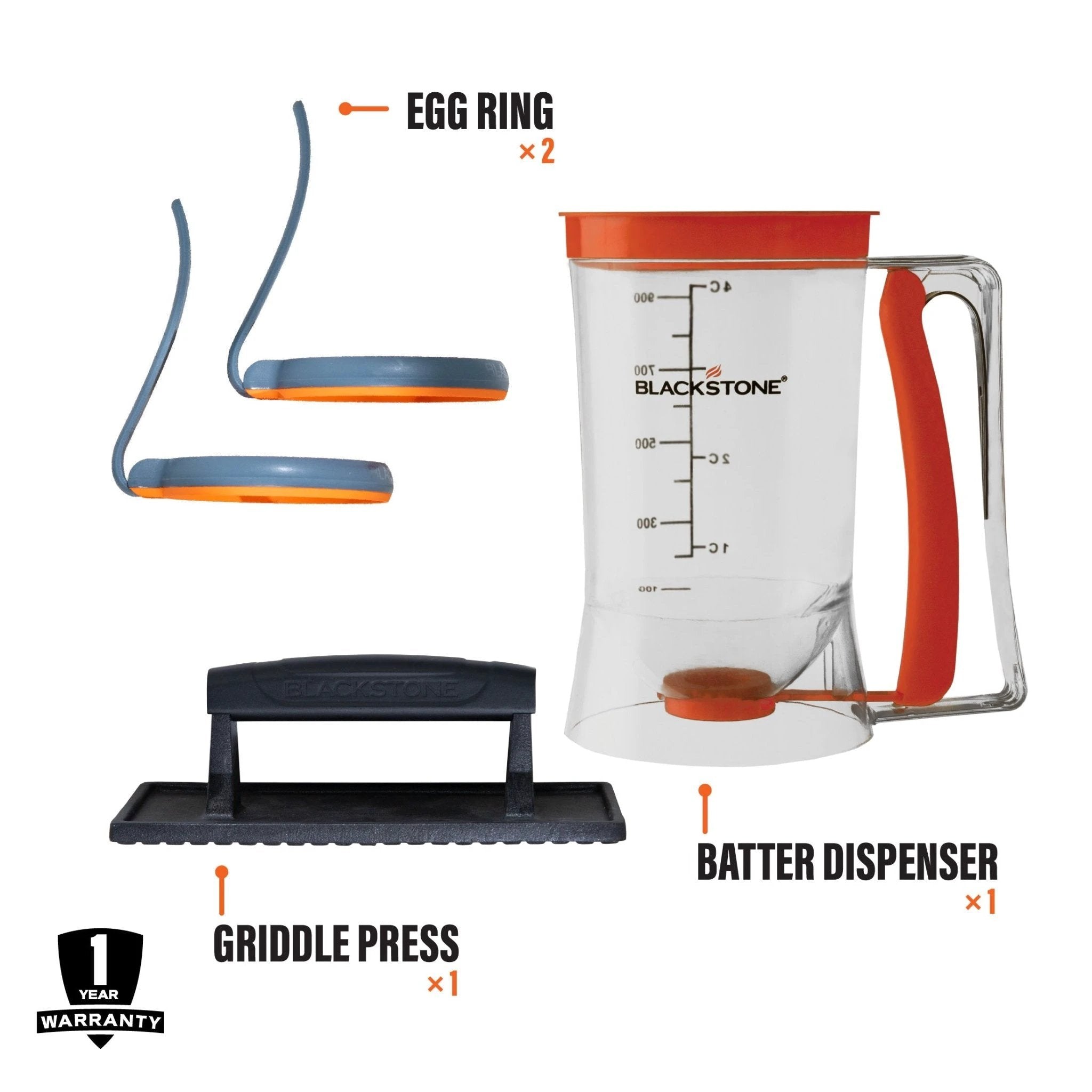 4 Piece Professional Breakfast Kit by Blackstone Products