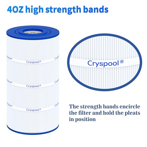 Cryspool® C100S Filter Compatible with CX100XRE, C100S, SwimClear C100S, PA100S, C-9440, 100 Sq. Ft Pool Filter Cartridge, 1 Pack|B09YDFPY94