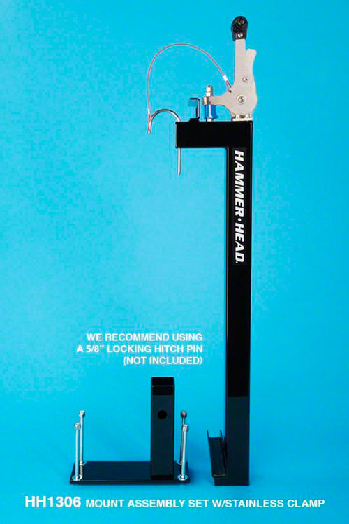 HammerHead Mount Assembly With Hitch Adapter Clamp Steel