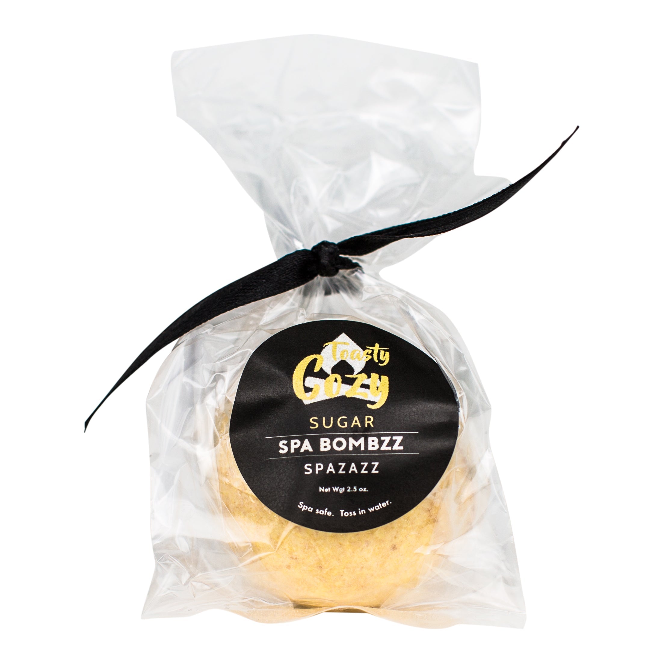 Spazazz Spa Bombzz Toasty Cozy Sugar Scented Bath Bombs for Relaxation and Aromatherapy