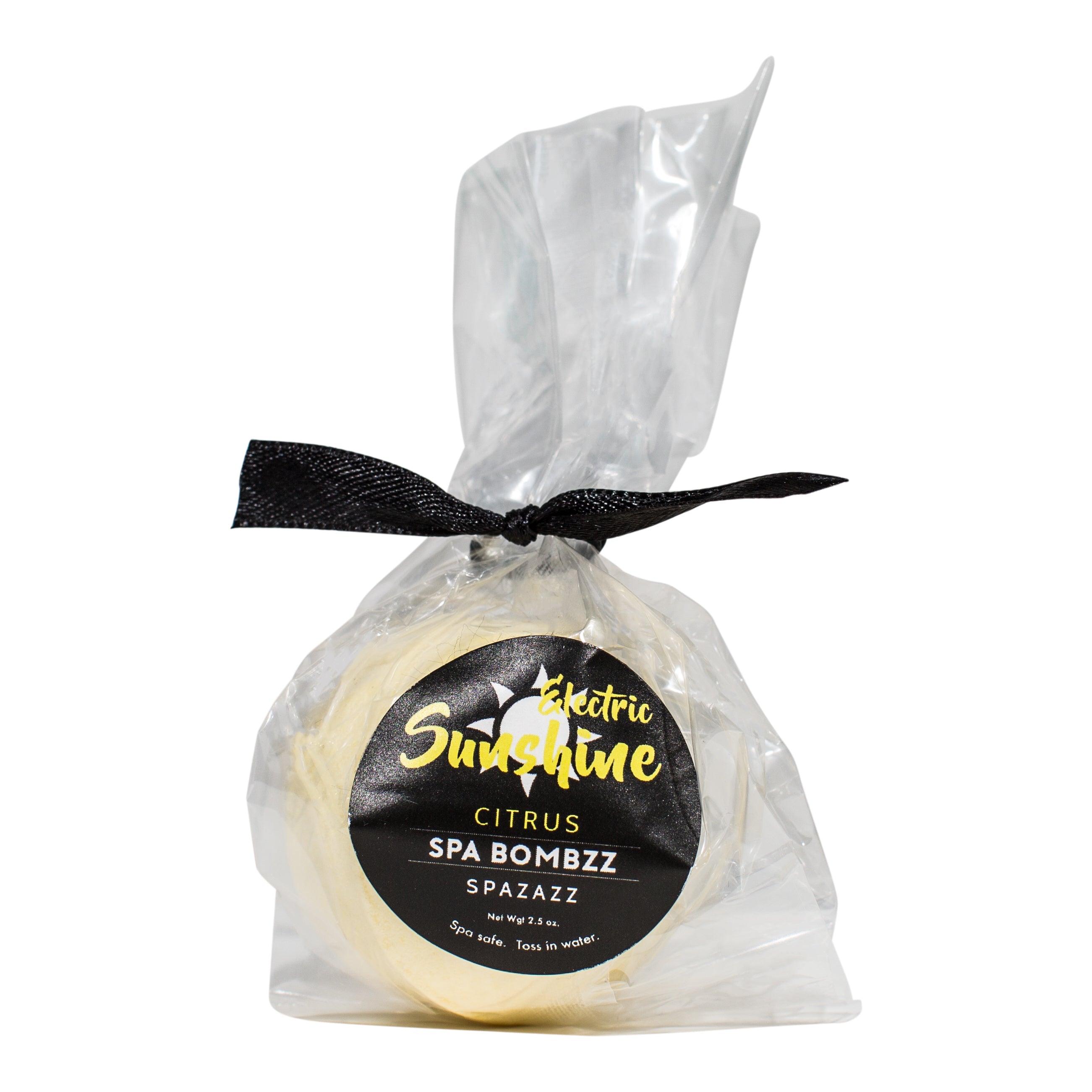 Spazazz Spa Bombzz Electric Sunshine Citrus Aroma Relaxation Bath Bombs