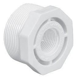 Lasco 1.5"MPT x .5"FPT SCH40 PVC Reducer Bushing, 439209 by LASCO