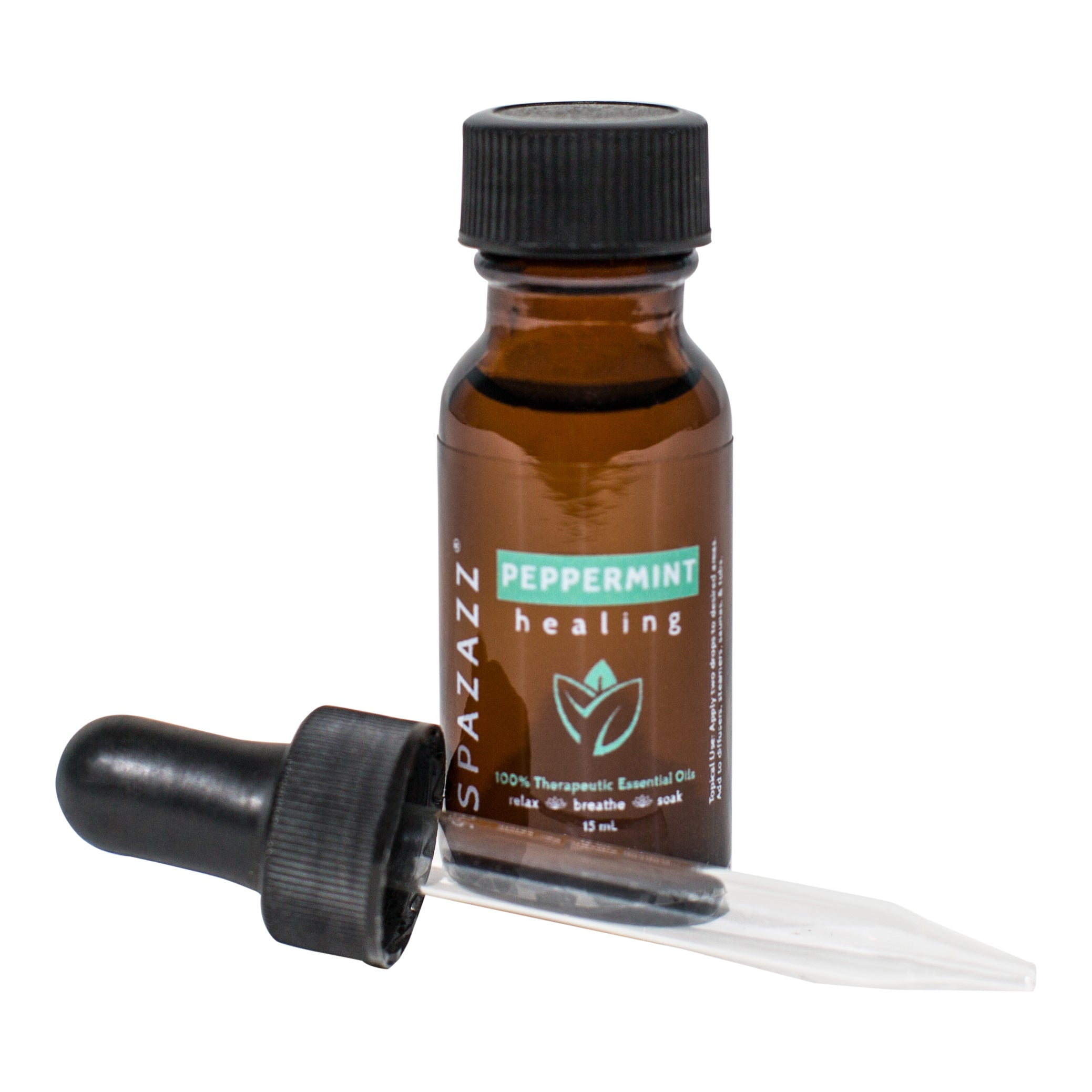 Spazazz Peppermint Healing Therapeutic Essential Oils for Aromatherapy and Skin Care