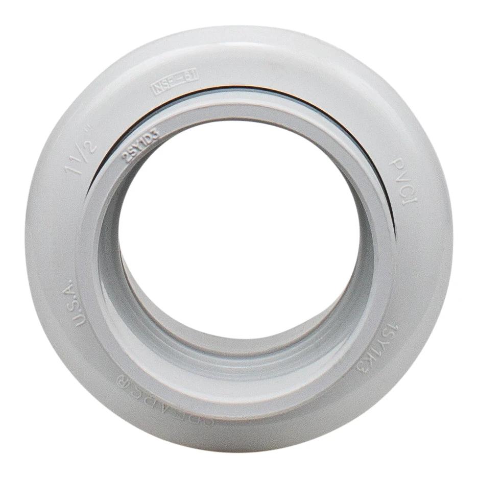 Spears 457-015 One And One Half Inch PVC Union SOCXSOC Buna SCH40 Pool Fitting by Spears