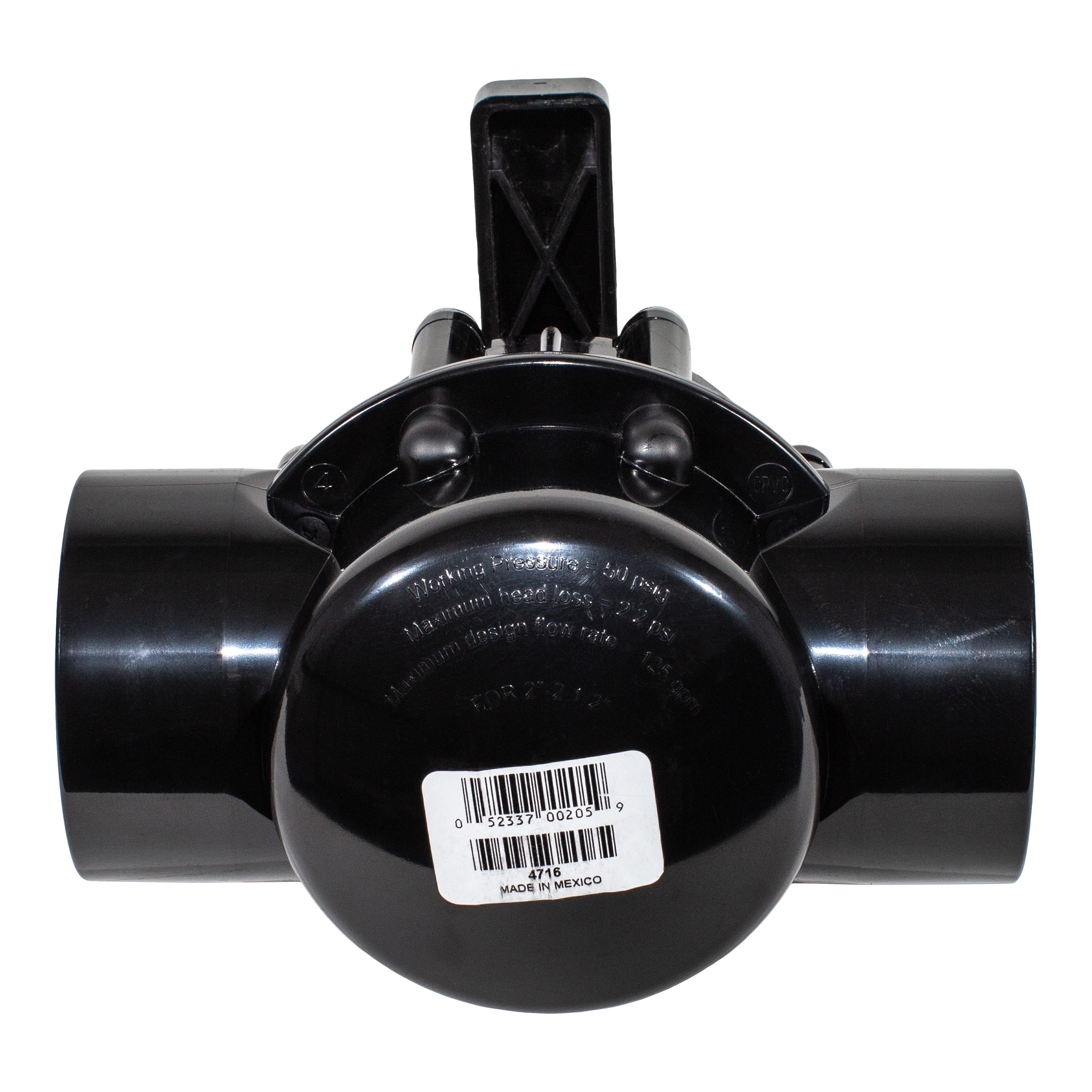 Jandy 4716 Never Lube Valve 2 Port Durable CPVC Design for Easy Pool Maintenance