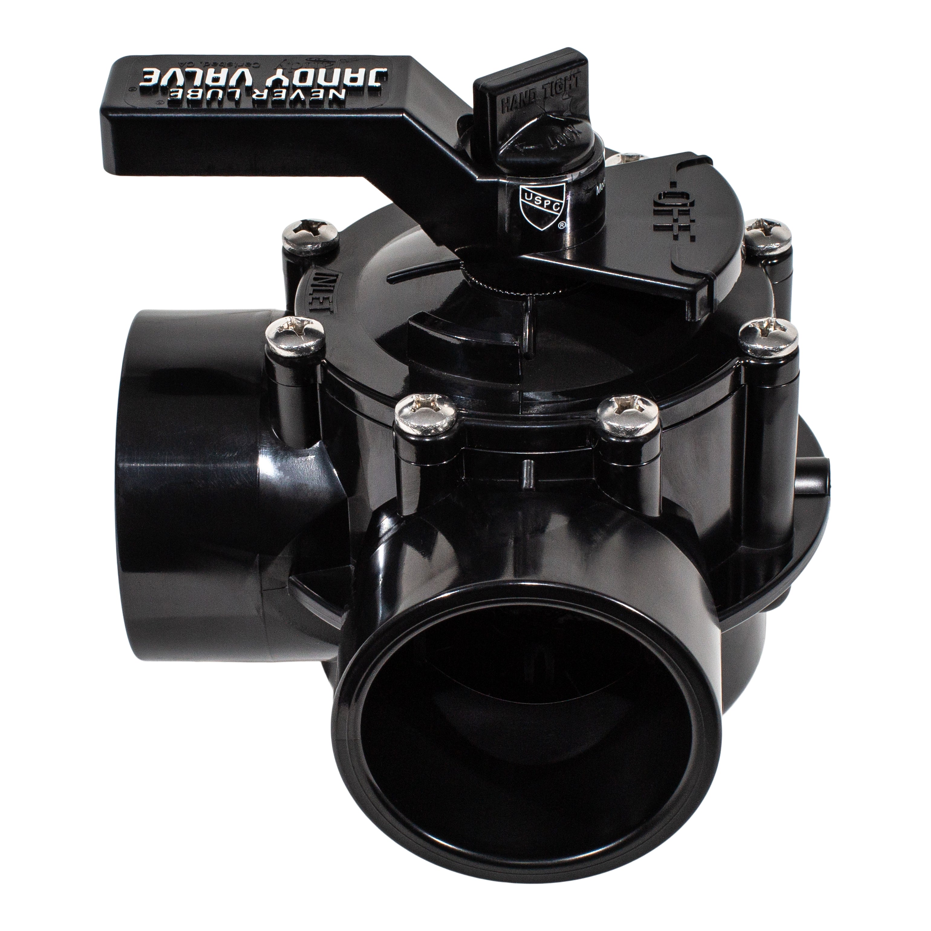 Jandy 4717 Never Lube Valve 3 Port 2 Inch to 2.5 Inch Durable Pool Plumbing Solution