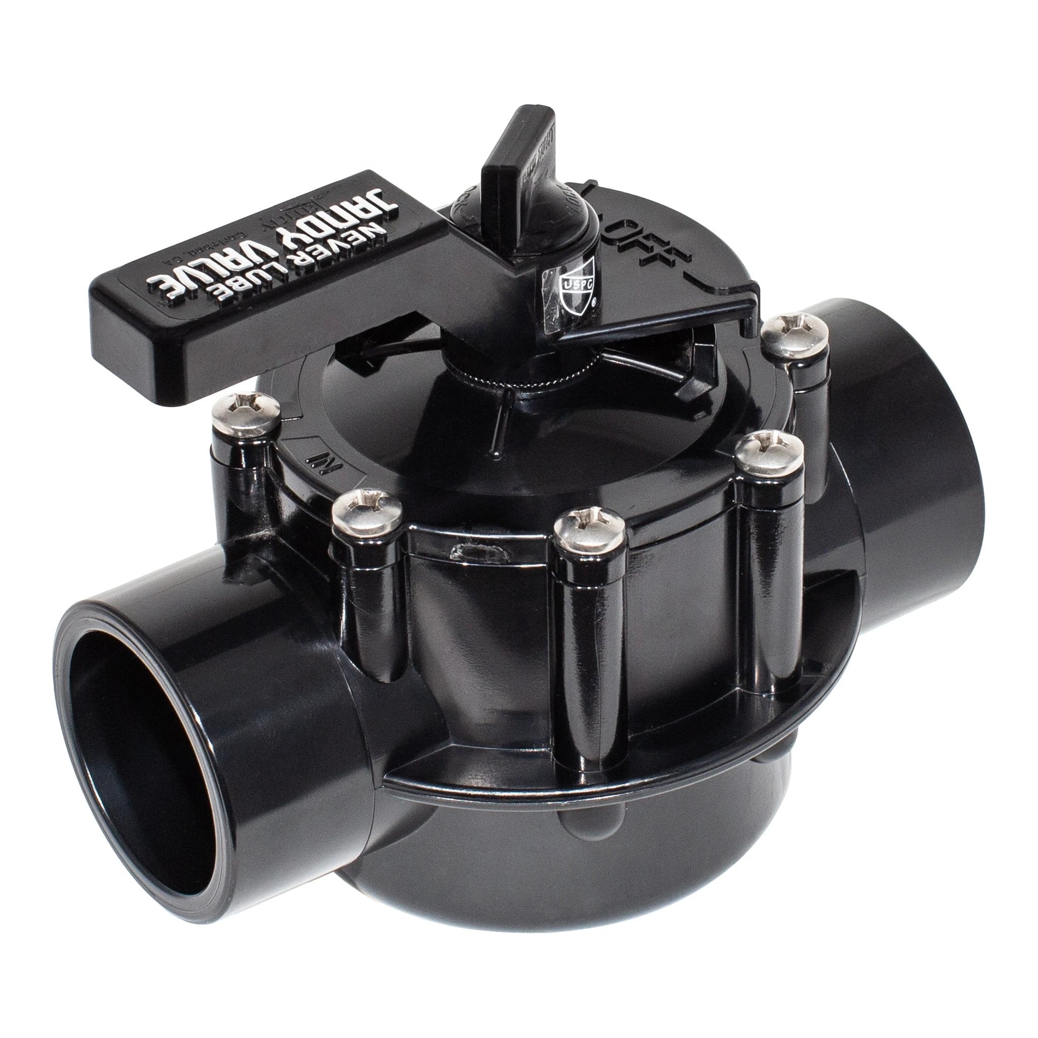Jandy Never Lube Valve 2 Port 1.5 to 2 in CPVC 4724 by Jandy