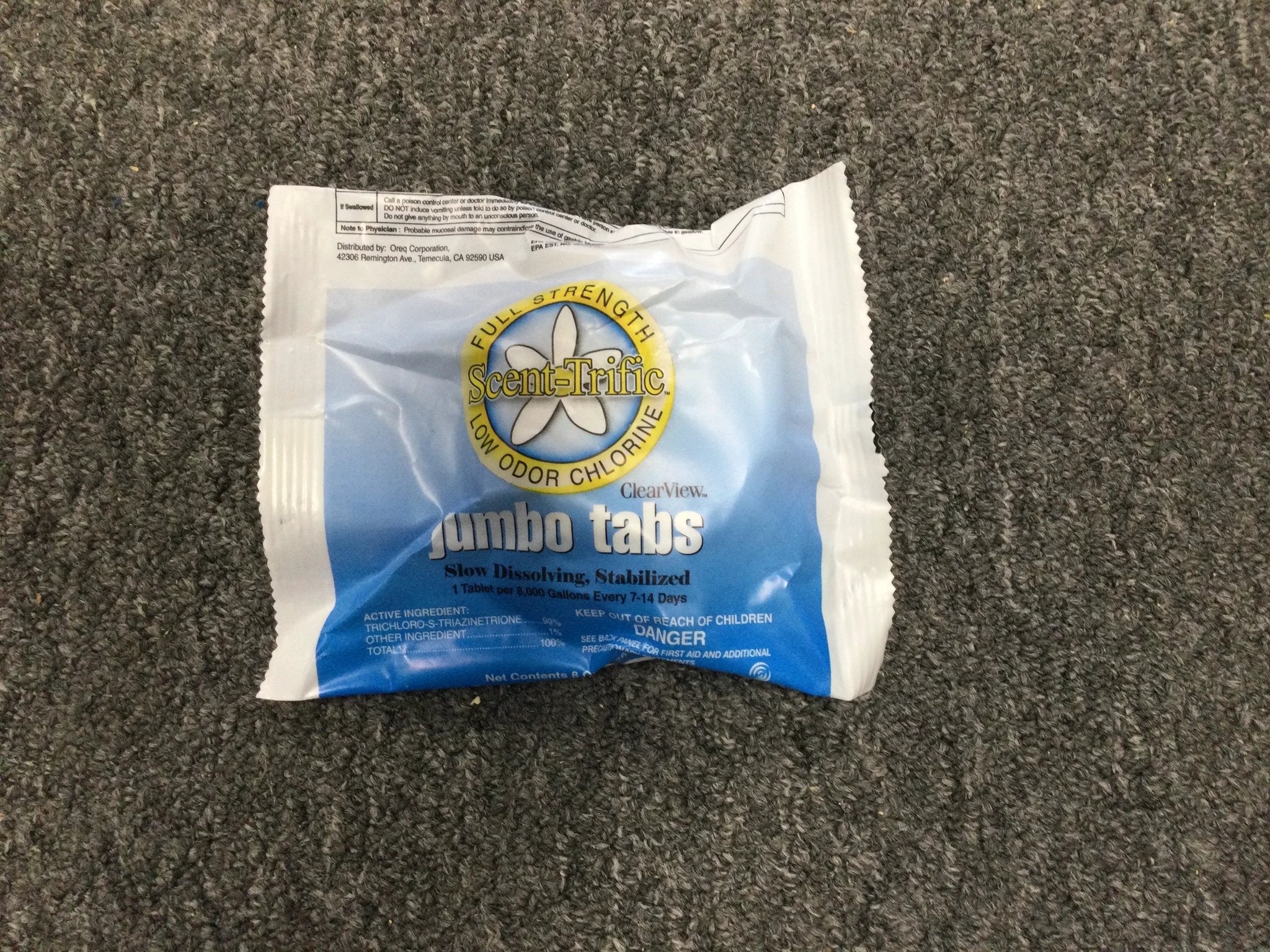 ClearView 3” Single Jumbo Slow Dissolving Stabilized Tab by Duckies Pool Supply