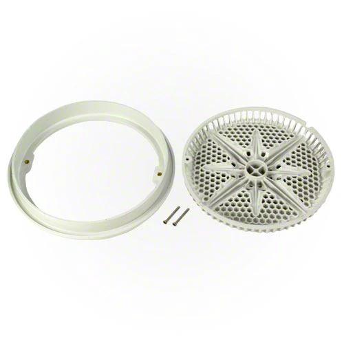 Pentair StarGuard Main Drain Complete 500115 - White - Two Pack by Pentair