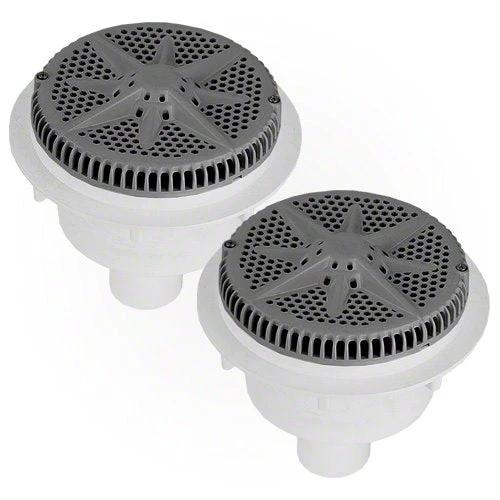 Pentair StarGuard Main Drain Complete 500122 - Dark Gray - Two Pack by Pentair