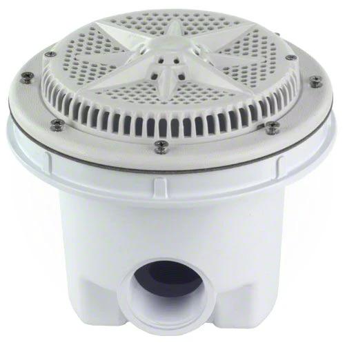 Pentair StarGuard Main Drain Complete 500130 - White - Two Pack - Vinyl Liner Pools by Pentair